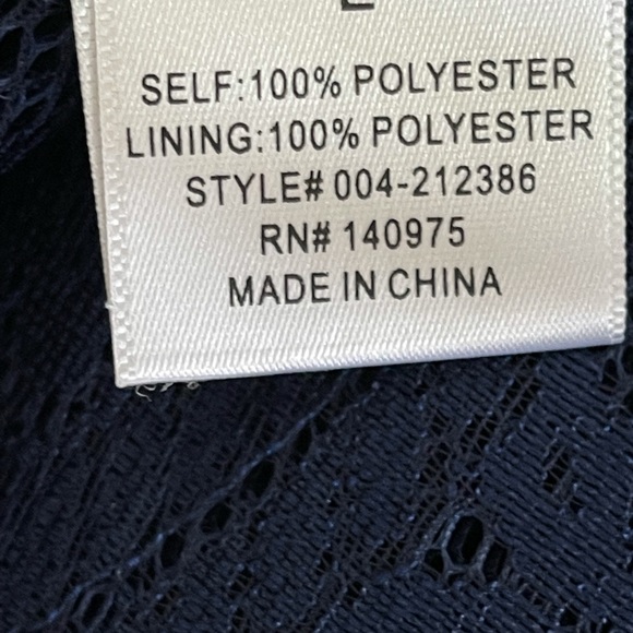 Dress navy blue size large by Francesca. - Picture 4 of 4